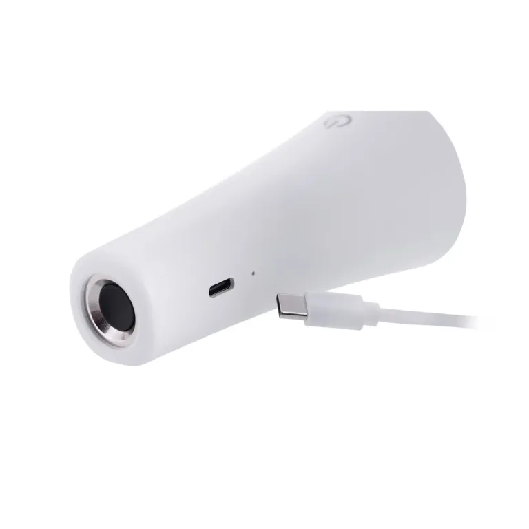 Activejet AJE-IDA 4in1 valge LED-laetav laualamp 12 pirniga, 362 mm, USB-C, magnetilise ja klambriga, puutetundlik hämardi