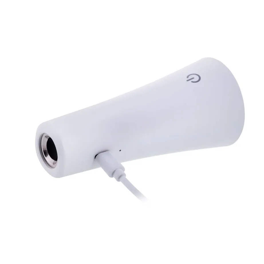 Activejet AJE-IDA 4in1 valge LED-laetav laualamp 12 pirniga, 362 mm, USB-C, magnetilise ja klambriga, puutetundlik hämardi – 12