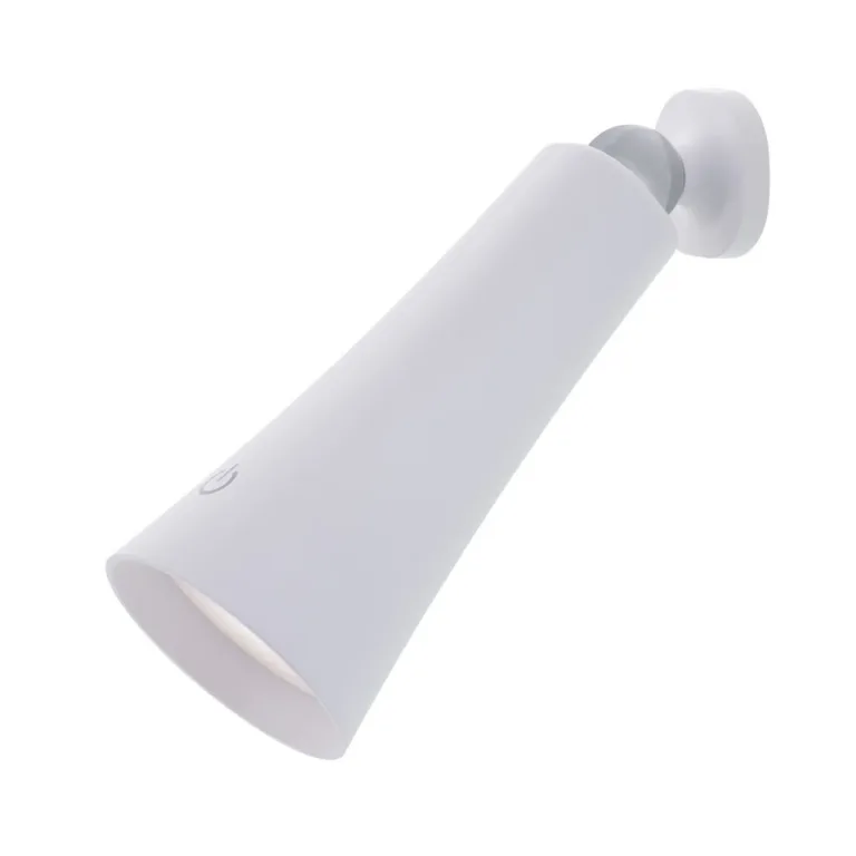 Activejet AJE-IDA 4in1 valge LED-laetav laualamp 12 pirniga, 362 mm, USB-C, magnetilise ja klambriga, puutetundlik hämardi