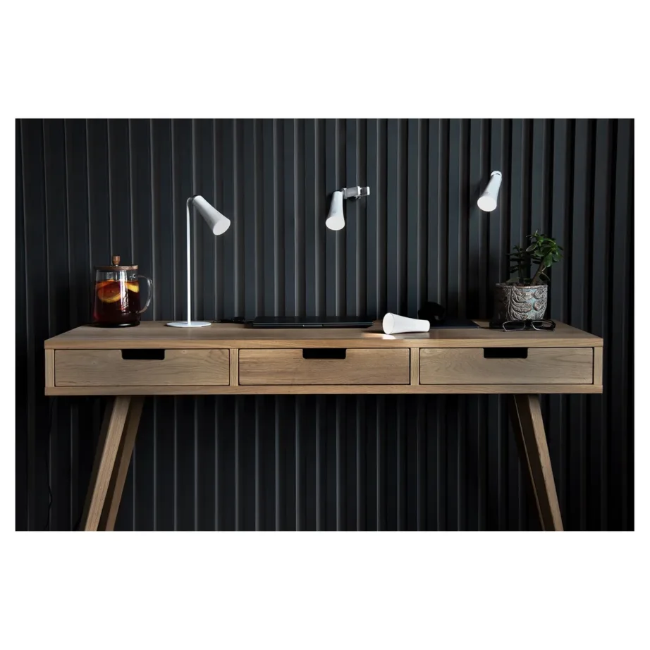 Activejet AJE-IDA 4in1 valge LED-laetav laualamp 12 pirniga, 362 mm, USB-C, magnetilise ja klambriga, puutetundlik hämardi – 21