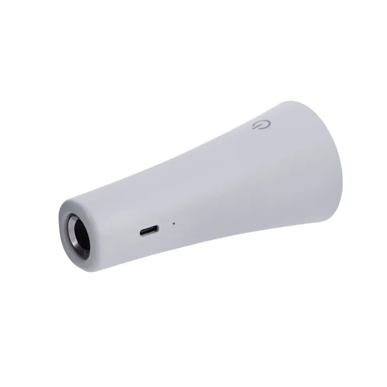 Activejet AJE-IDA 4in1 valge LED-laetav laualamp 12 pirniga, 362 mm, USB-C, magnetilise ja klambriga, puutetundlik hämardi