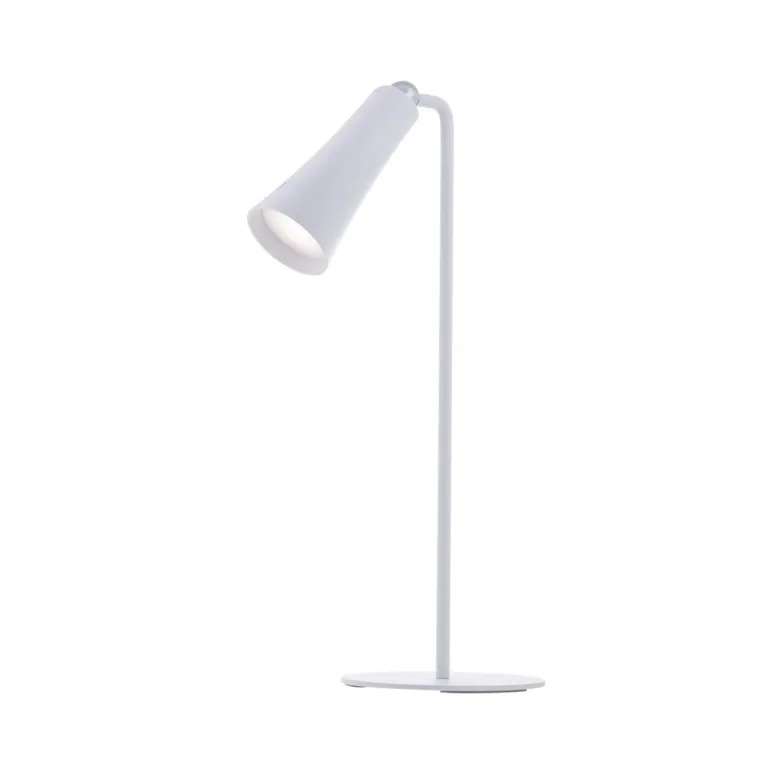 Activejet AJE-IDA 4in1 valge LED-laetav laualamp 12 pirniga, 362 mm, USB-C, magnetilise ja klambriga, puutetundlik hämardi