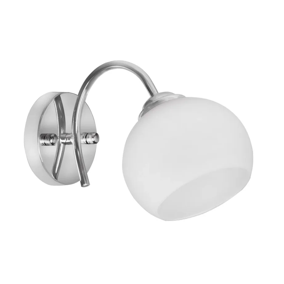 Activejet AJE-IRMA 1P 130 × 175 mm hõbedane metallist seinavalgusti E27 elutuppa ja magamistuppa