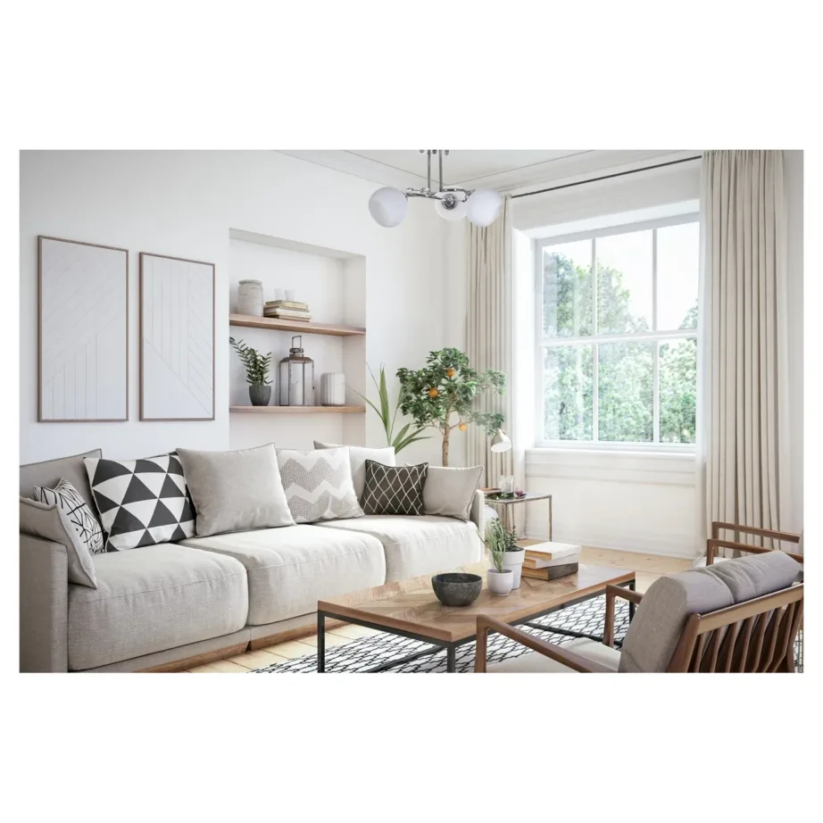 Activejet AJE-IRMA 3P 390x350x290 mm niklist laelamp 3xE27 universaalseks siseruumidele