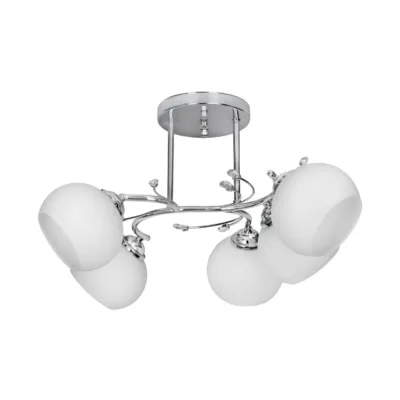 Activejet AJE-IRMA 5P 509x460x280 mm 5xE27 niklitooni laelamp elutuppa ja magamistuppa