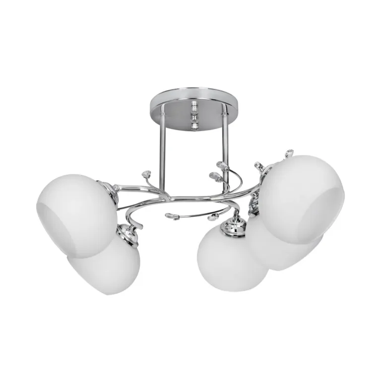 Activejet AJE-IRMA 5P 509x460x280 mm 5xE27 niklitooni laelamp elutuppa ja magamistuppa