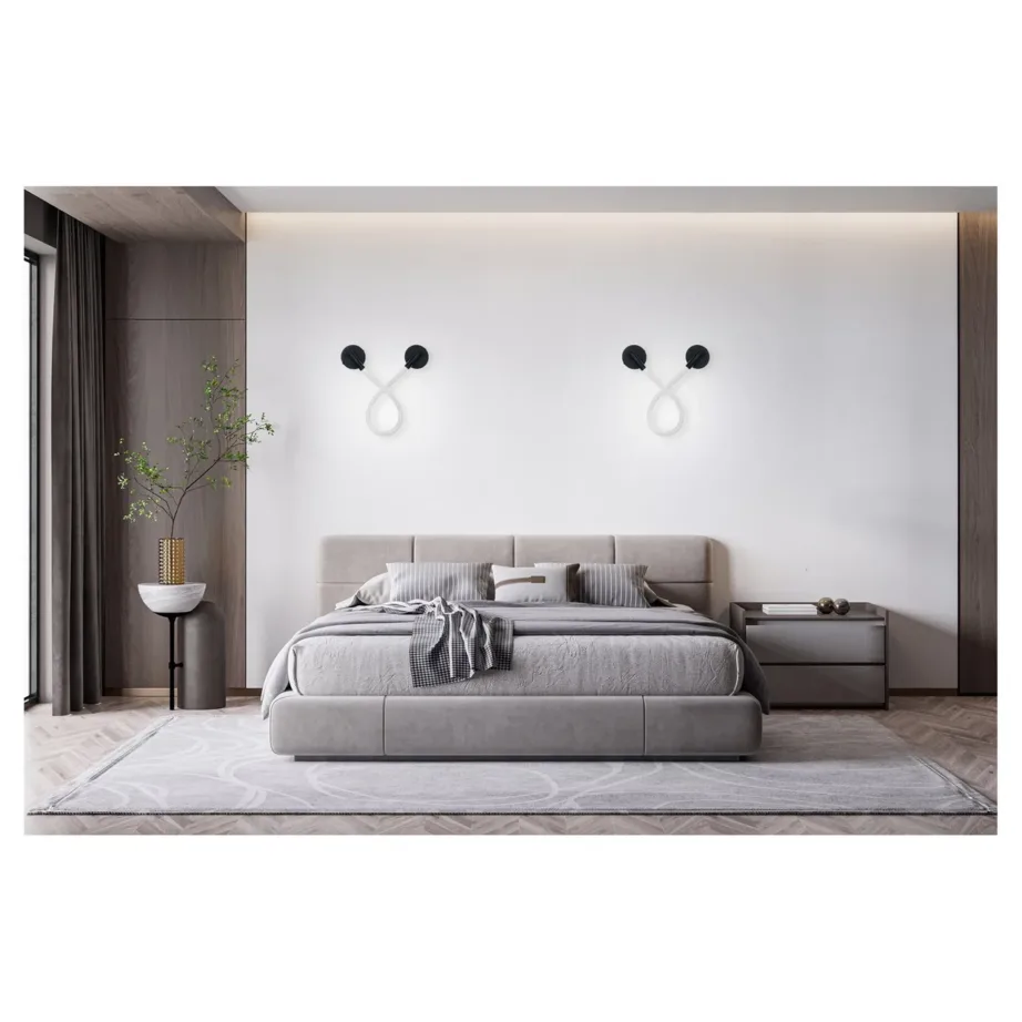 Activejet AJE-LIVIO NW must LED seinavalgusti 105 cm elutuppa ja teistesse siseruumidesse – 4