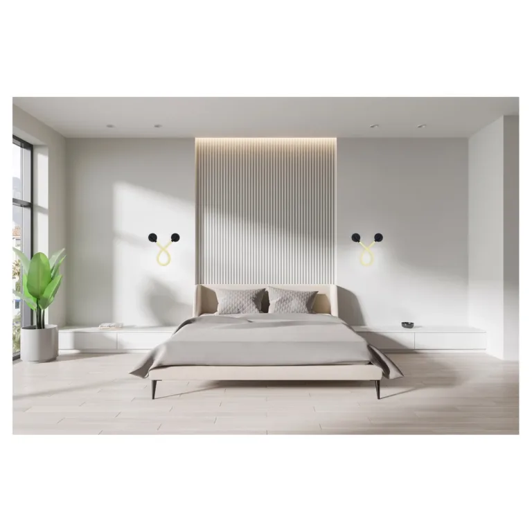 Activejet AJE-LIVIO WW 1050x70x100 mm must 11W LED seinavalgusti 2700K siseruumidesse