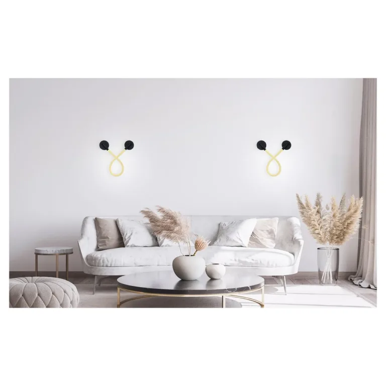 Activejet AJE-LIVIO WW 1050x70x100 mm must 11W LED seinavalgusti 2700K siseruumidesse
