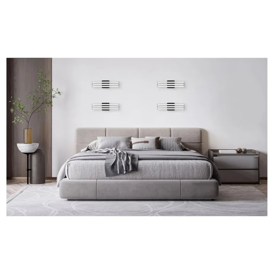 Activejet AJE-LOGAN 398x51x112 mm must LED-seinalamp 17,5W, 1500 lm, IP20 siseruumidesse – 5