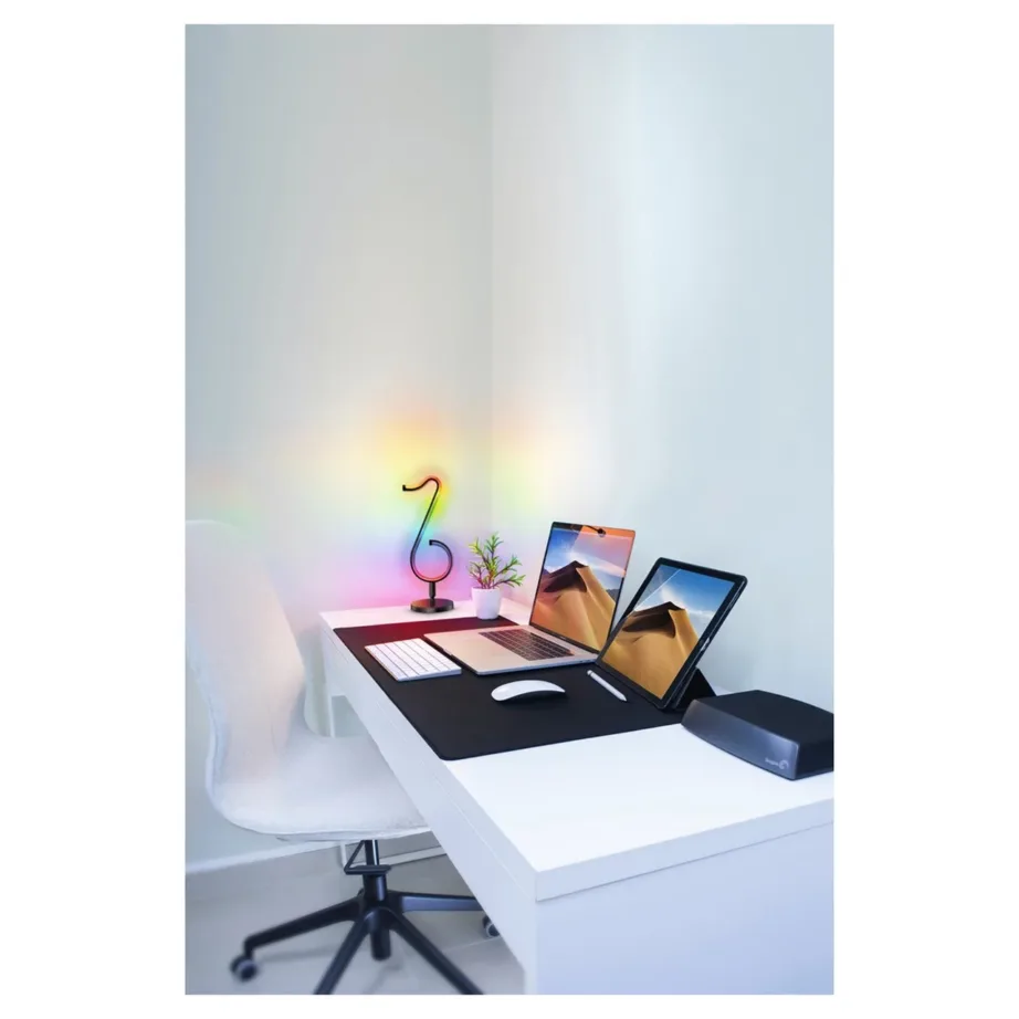 Activejet AJE-MELODY RGB 35 cm must LED muusikalamp Bluetoothiga, puldi ja USB toitega, 350 lm, 7 W plastist – 5