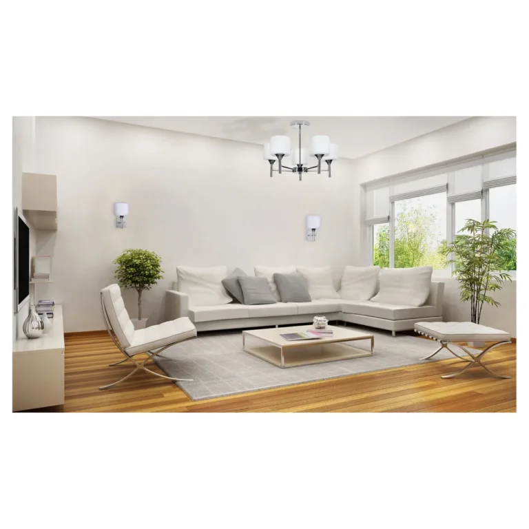 Activejet AJE-MIRA 1P 230x215 mm E27 40W kroomitud metallist seinavalgusti elutuppa