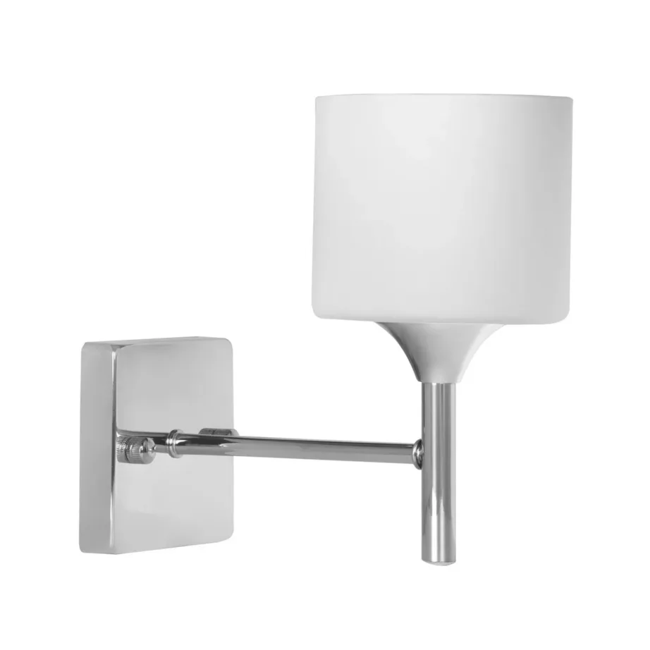 Activejet AJE-MIRA 1P 230×215 mm E27 40W kroomitud metallist seinavalgusti elutuppa