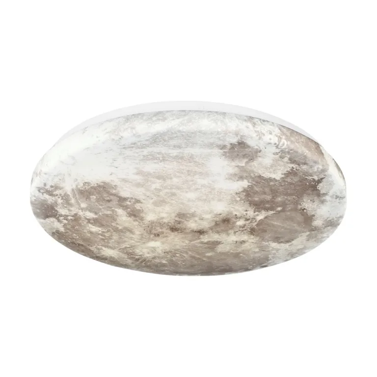 Activejet AJE-MOON 24W 38 cm ümmargune LED laevalgusti, kuu disain, 4000K, PMMA ja metall, siseruumidesse