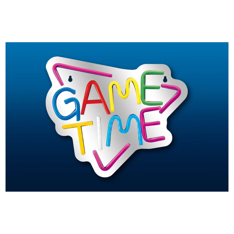 Activejet AJE-NEON GAME TIME 238×198 mm 5W multivärviline LED seinavalgusti USB-toitega siseruumidesse