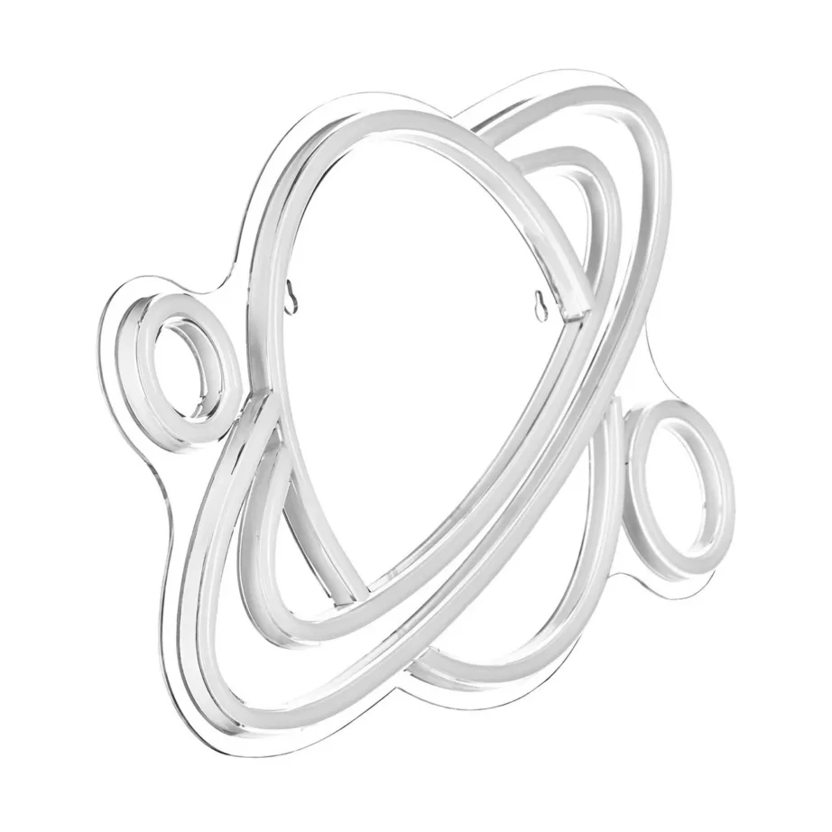 Activejet AJE-NEON PLANET 320x195x20 mm mitmevärviline LED-neoonlamp plastikust, USB-toitega, siseruumidesse – 2