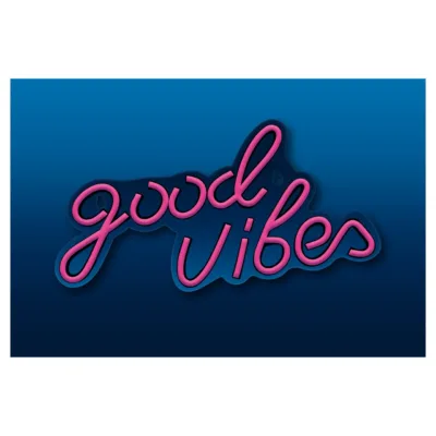 Activejet AJE-NEON VIBES 330x160 mm mitmevärviline LED-neoonvalgusti USB-toitega siseruumidesse