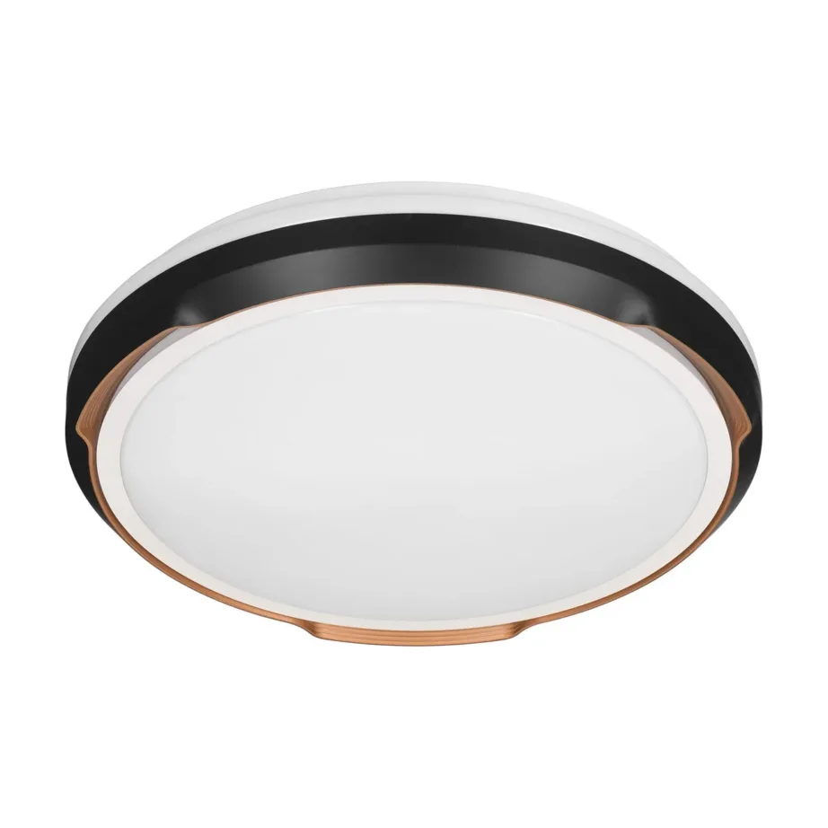 Activejet AJE-PETRUS 24W 38 cm valge/vasetoon/must ümmargune LED laevalgusti siseruumidesse, 4000K, IP20