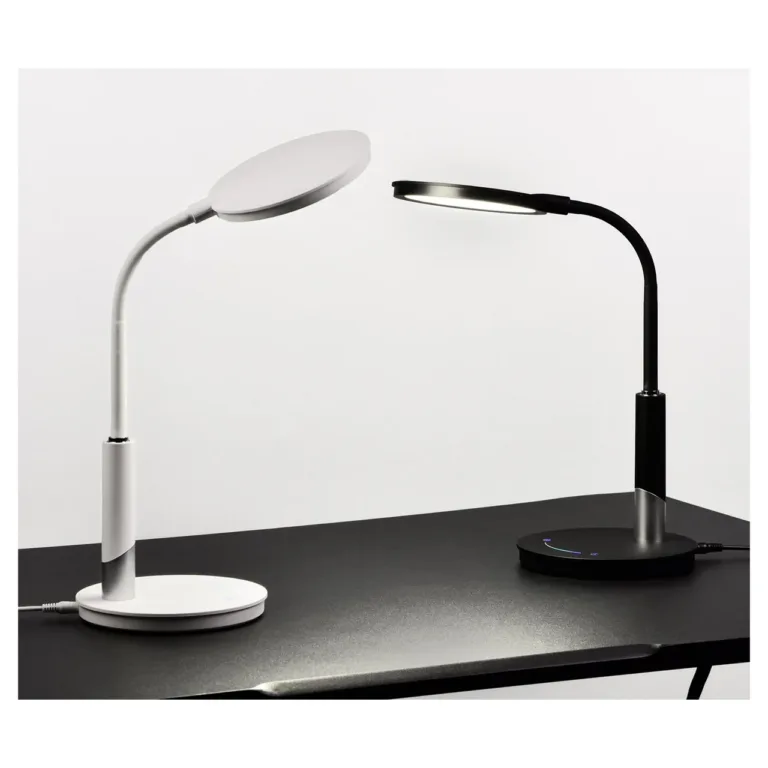 Activejet AJE-RAYA valge 10W 4000K LED laualamp, 179x269x446 mm, modernne tehnopolümeerist korpus