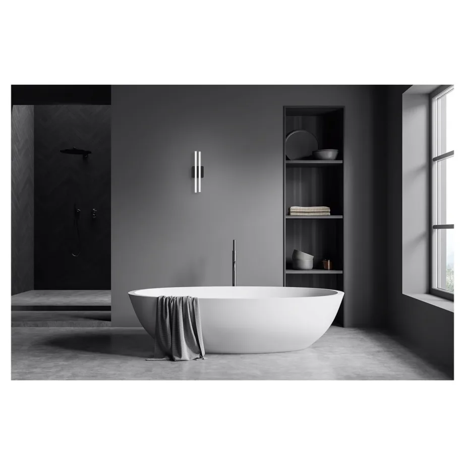 Activejet AJE-SALY 9W 398×112 mm must LED seinavalgusti 3000K 1100 lm siseruumidesse – 9