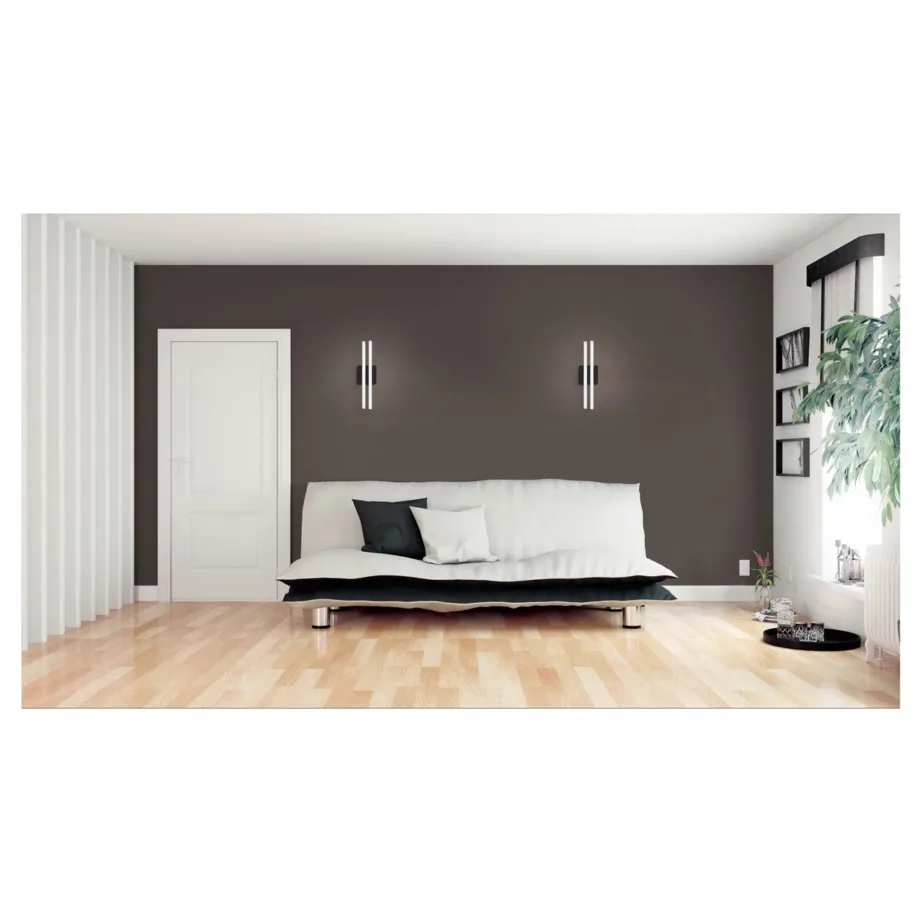 Activejet AJE-SALY 9W 398×112 mm must LED seinavalgusti 3000K 1100 lm siseruumidesse – 10