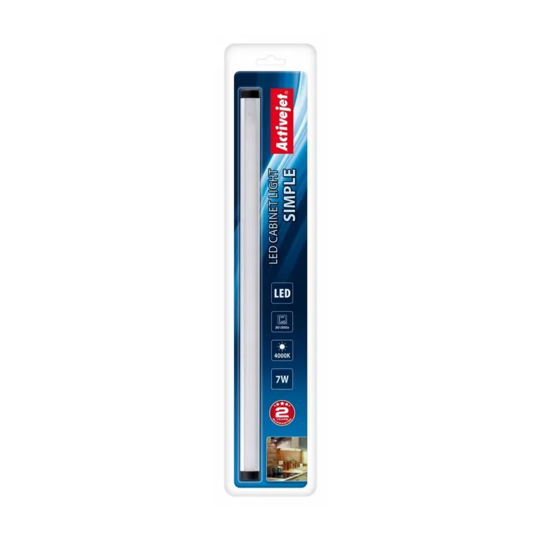 Activejet AJE-SIMPLE 500 mm valge LED kappivalgusti, 7 W, 370 lm, IP20, lülitiga
