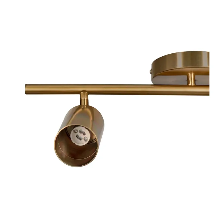 Activejet AJE-SPECTRA 2P 50 cm kuldne metallist GU10 lae- ja seinavalgusti 2 pirnile elutuppa