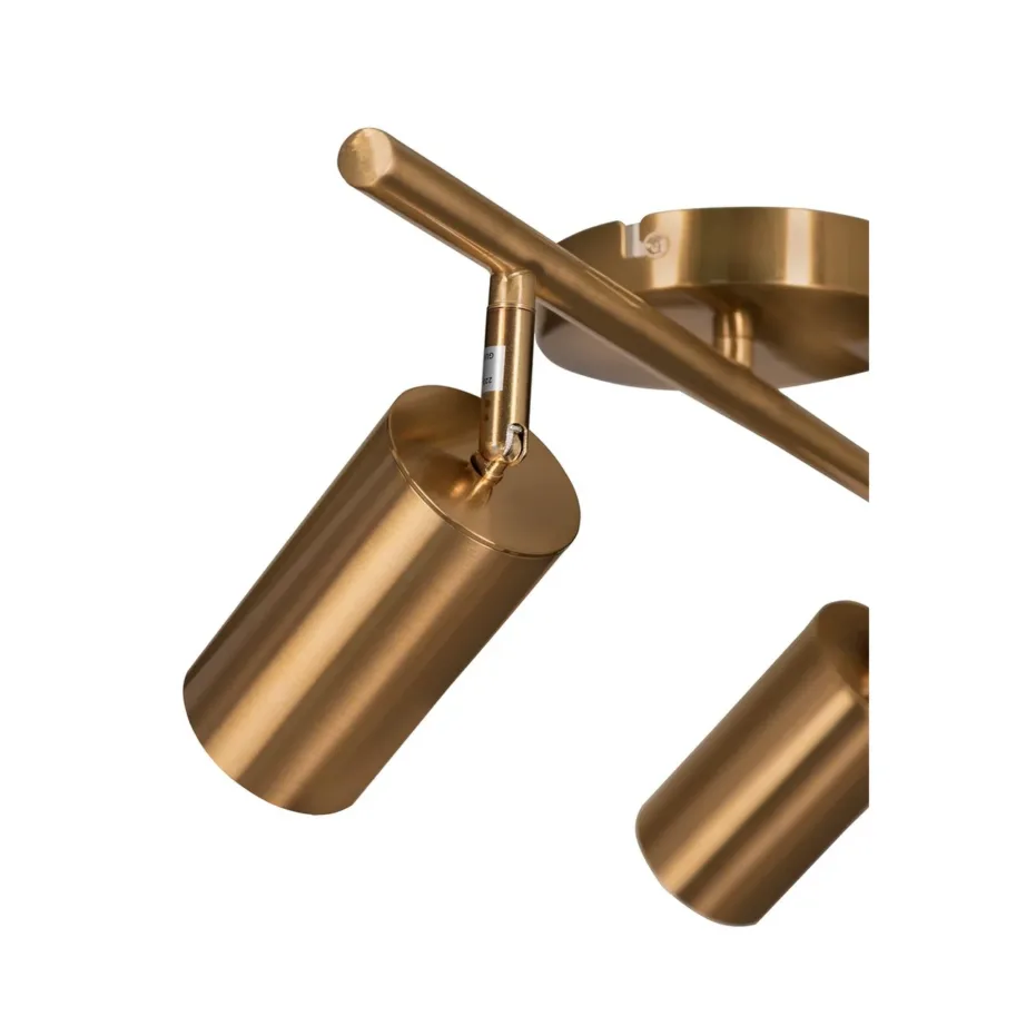 Activejet AJE-SPECTRA 2P 50 cm kuldne metallist GU10 lae- ja seinavalgusti 2 pirnile elutuppa – 5