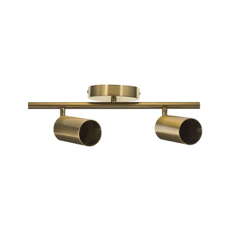 Activejet AJE-SPECTRA 2P 50 cm kuldne metallist GU10 lae- ja seinavalgusti 2 pirnile elutuppa