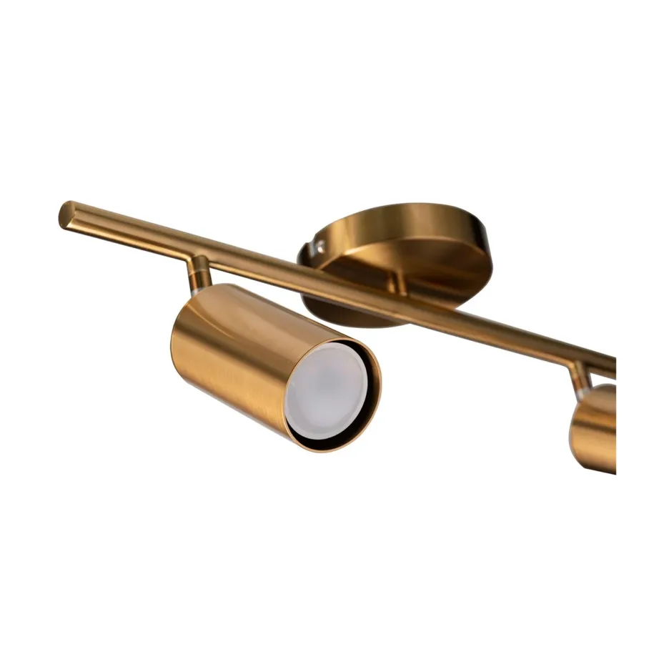 Activejet AJE-SPECTRA 2P 50 cm kuldne metallist GU10 lae- ja seinavalgusti 2 pirnile elutuppa – 10