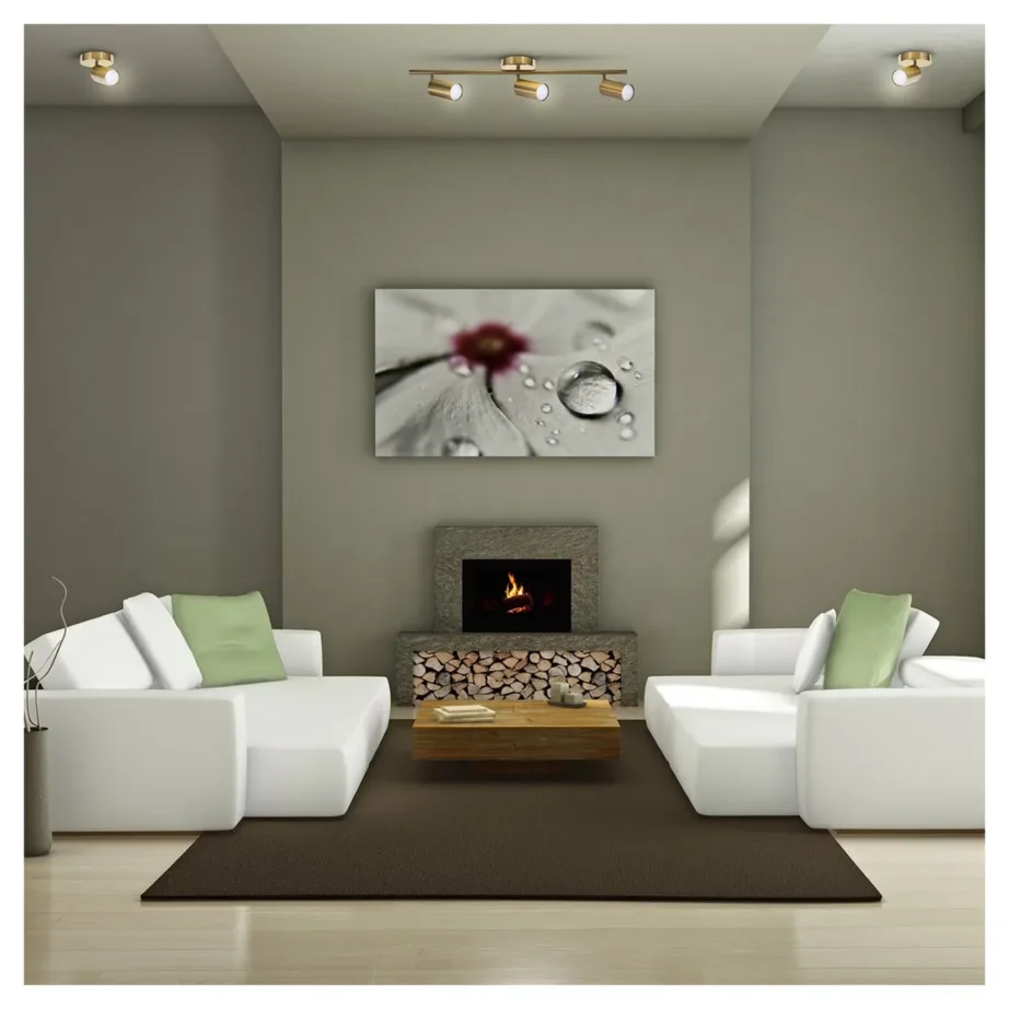 Activejet AJE-SPECTRA 3P 750 mm kuldne metallist 3xGU10 lae- ja seinavalgusti elutuppa – 4