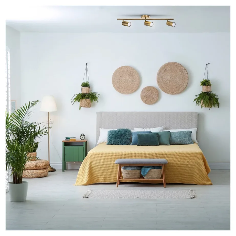 Activejet AJE-SPECTRA 3P 750 mm kuldne metallist 3xGU10 lae- ja seinavalgusti elutuppa – 5