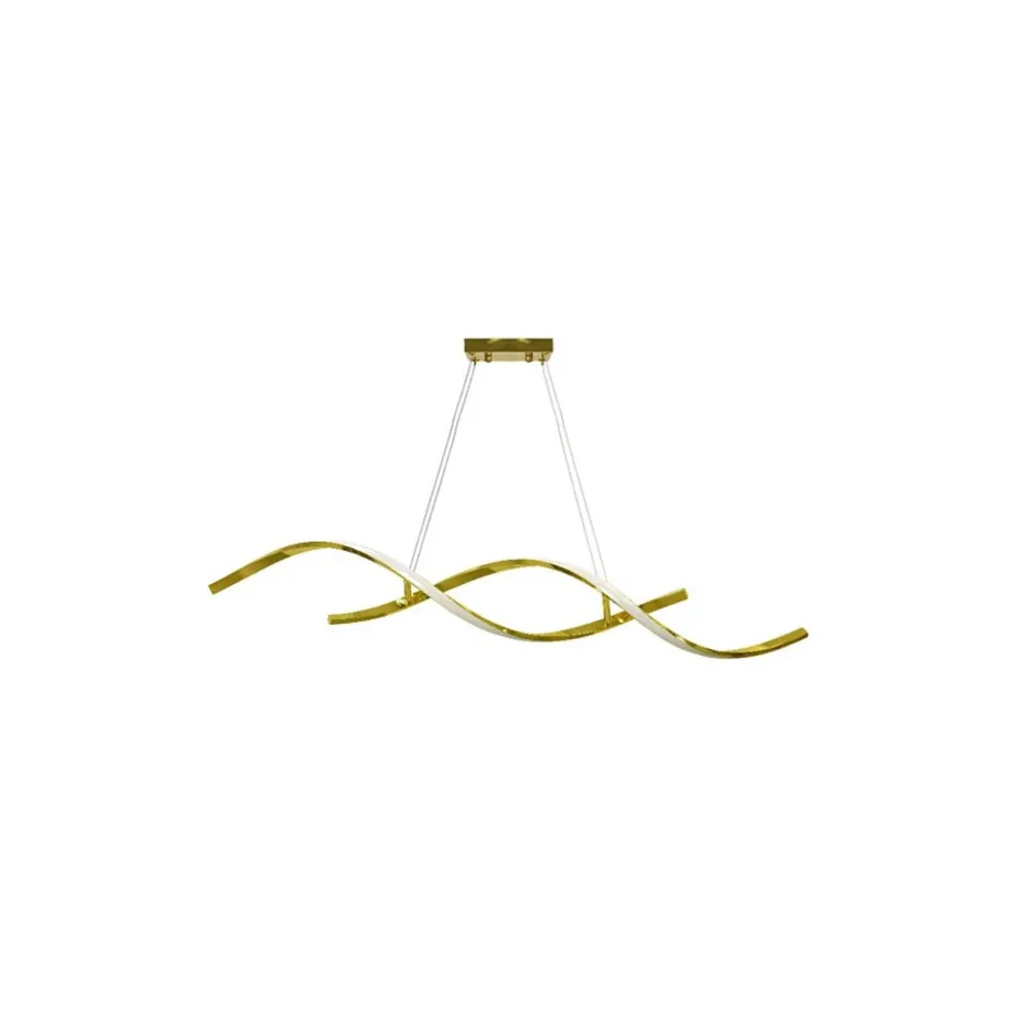 Activejet AJE-STELLA 28W LED rippvalgusti 4000K 2700 lm kuldne, IP20, siseruumidesse