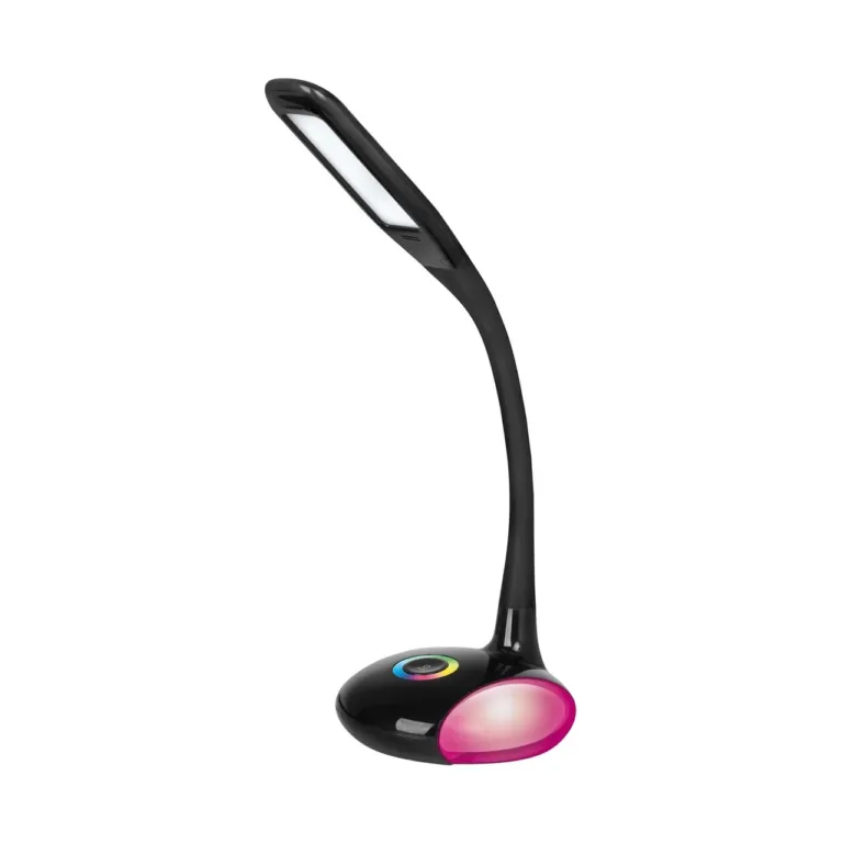 Activejet AJE-VENUS RGB Black 36 LED 5W must hämardatav laualamp RGB alusega, 530x160x160 mm, USB/AC