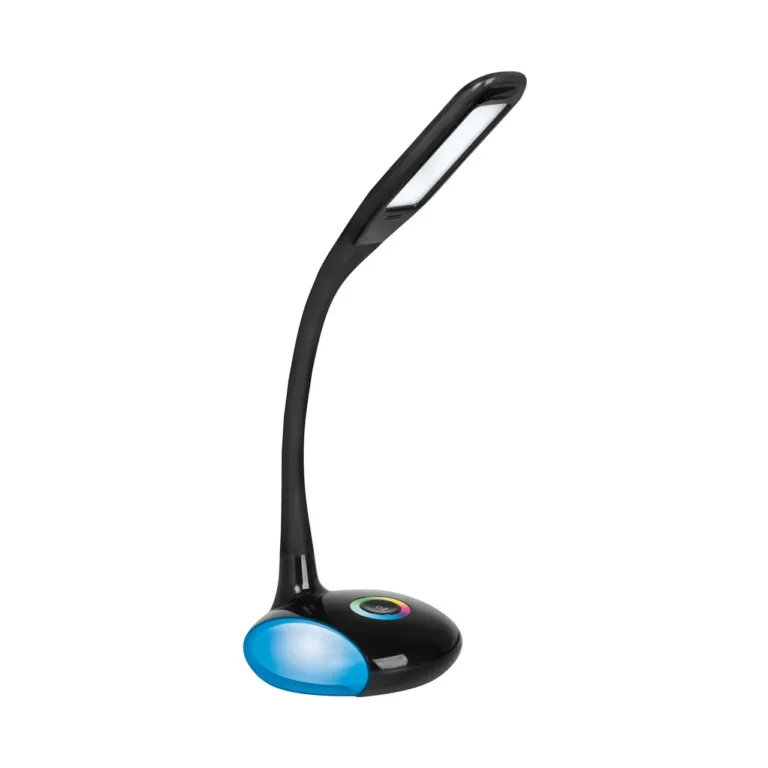 Activejet AJE-VENUS RGB Black 36 LED 5W must hämardatav laualamp RGB alusega, 530x160x160 mm, USB/AC