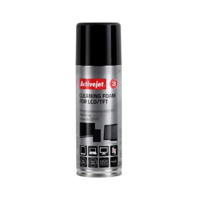 Activejet AOC-104 200 ml puhastusvaht LCD/TFT ekraanidele ja plastpindadele, aerosoolpakendis