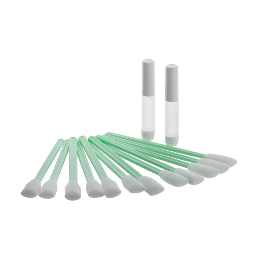 Activejet AOC-303 12 tk valged puuvillased klaviatuuri puhastustikud vedelikuga universaalseks kasutamiseks – 5