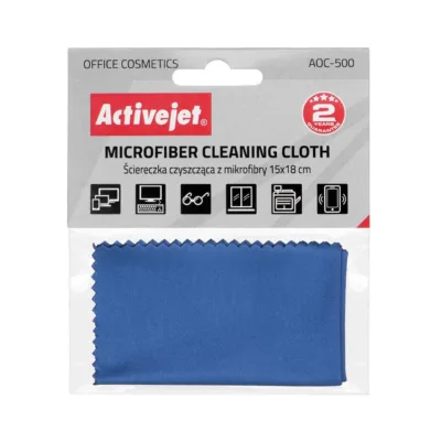 Activejet AOC-500 15x18 cm mikrokiust puhastuslapp elektroonika puhastamiseks