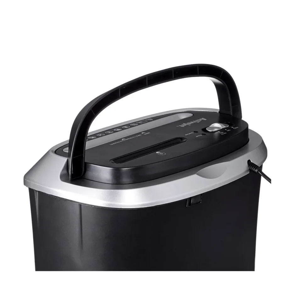 Activejet ASH-1201D 25L hõbe-must paberihunt 12 lehele, P-3, 5×38 mm lõige, A4/CD/krediitkaartidele – 2