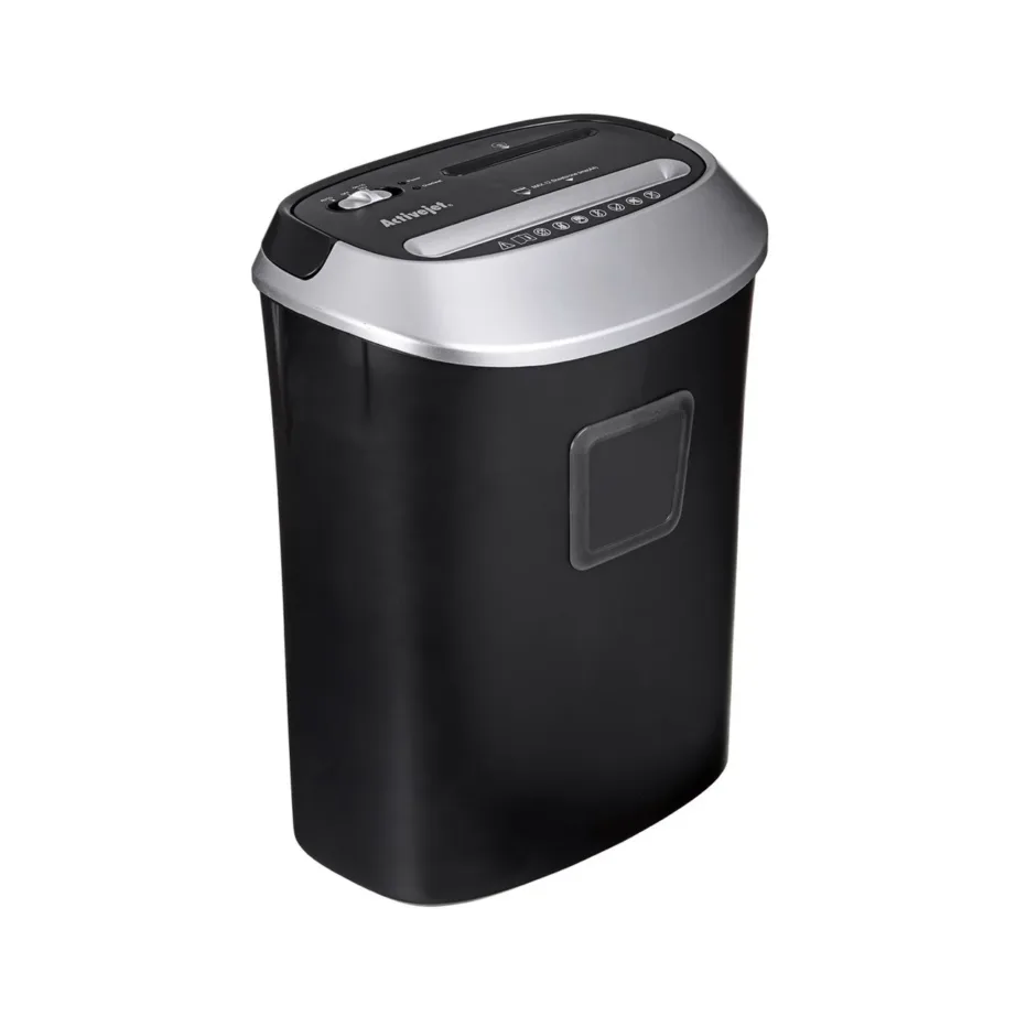 Activejet ASH-1201D 25L hõbe-must paberihunt 12 lehele, P-3, 5×38 mm lõige, A4/CD/krediitkaartidele – 6