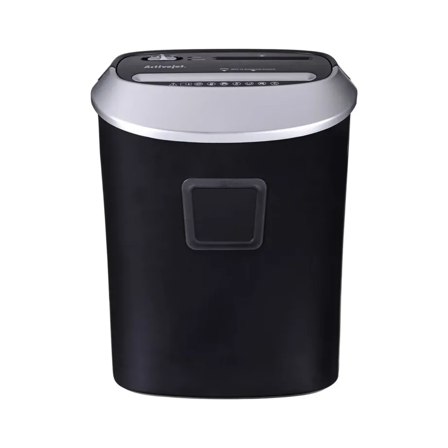 Activejet ASH-1201D 25L hõbe-must paberihunt 12 lehele, P-3, 5×38 mm lõige, A4/CD/krediitkaartidele – 7