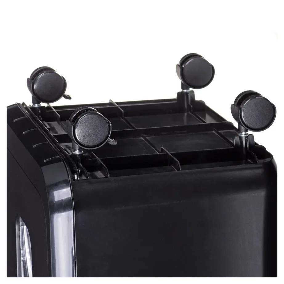 Activejet ASH-2502C P-4 28 l must/hõbe ristlõikeline paberihunt, 25 lehte, CD/krediitkaartide hävitus, 4×40 mm lõige – 3