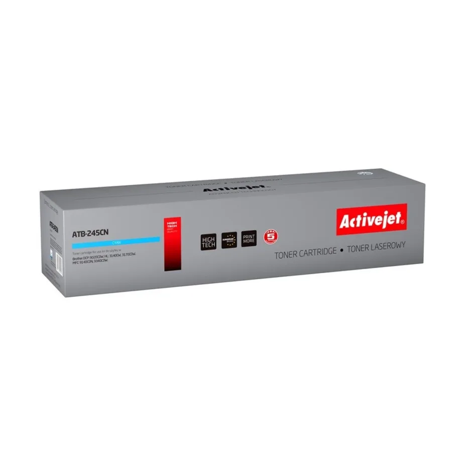 Activejet ATB-245CN tsüaantoonerkassett (Brother TN-245C asendus, 2200 lehekülge, ühilduv Brother DCP/HL/MFC printeritega, 1 tk karbis, Supreme versioon)