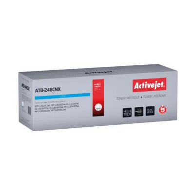 Activejet ATB-248CNX sinine (cyan) Supreme lasertooner, 2300 lehekülge, Brother TN248XLC asendus, ühilduv DCP-L3520CDW/L3560CDW, HL-L3220CW/L8230CDW/L8240CDW, MFC-L3740CDW/L8340CDW/L8390CDW printeritega