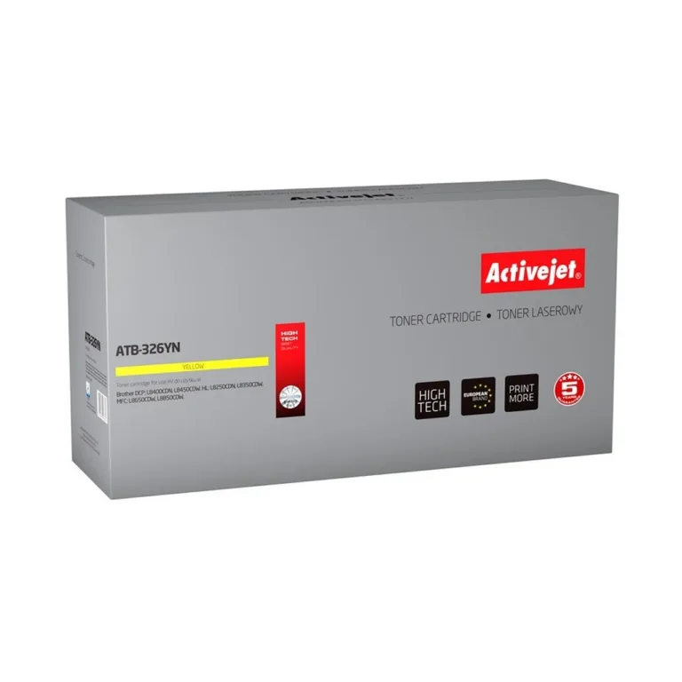 Activejet ATB-326YN kollane tooner 3500 lk Brother TN-326Y asendus DCP/HL/MFC printeritele