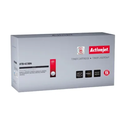 Activejet ATB-423BN must 6500-leheküljeline Brother TN-423BK ühilduv toonerkassett laserprinterile