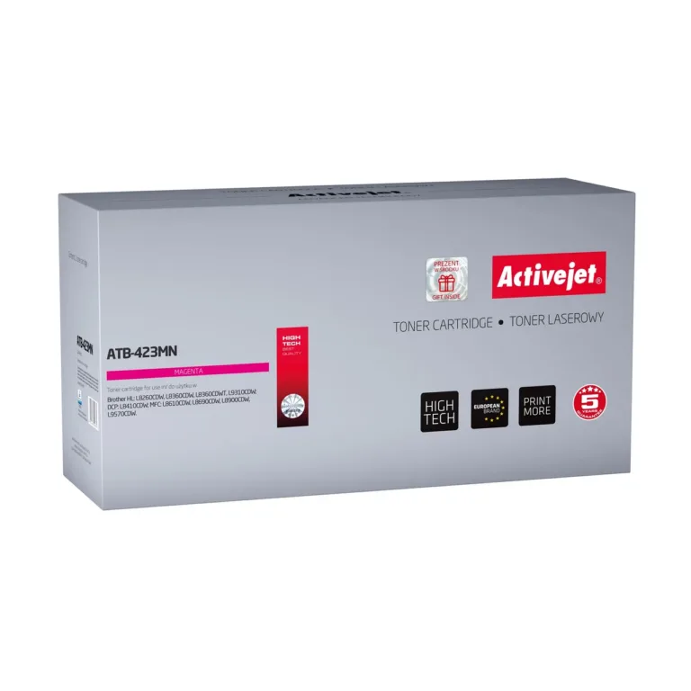 Activejet ATB-423MN magenta tooner Brother TN-423M asenduseks, 4000 lehekülge, sobib HL-L8260CDW, HL-L8360CDW, DCP-L8410CDW, MFC-L8690CDW, MFC-L8900CDW printeritele