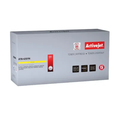 Activejet ATB-426YN kollane Brother TN-426Y ühilduv lasertooner, 6500 lehte, HL-L8360CDW/MFC-L8900CDW