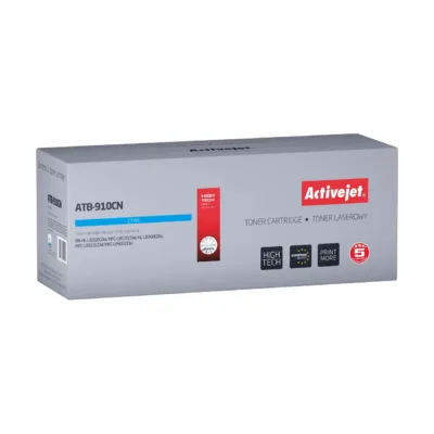 Activejet ATB-910CN 9000 lk tsüaan lasertooner Brother TN-910C asendus, sobib HL-L9310, MFC-L9570 printeritele