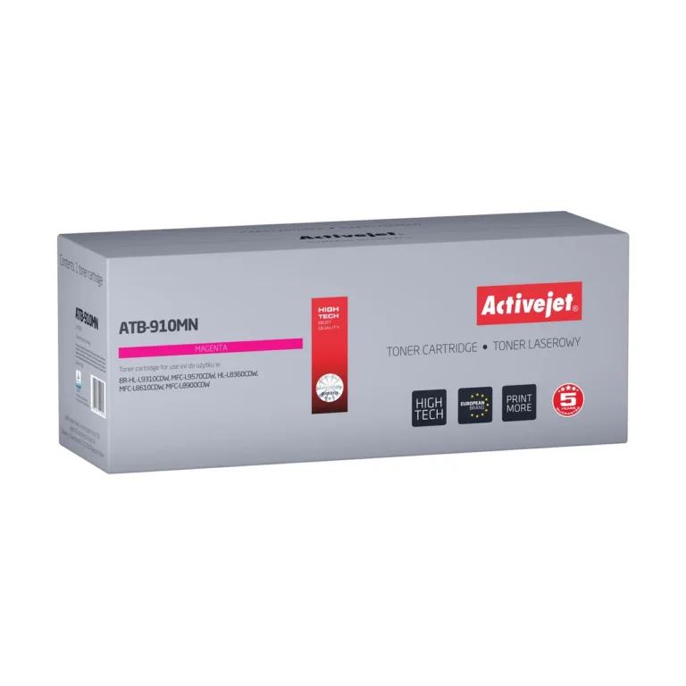 Activejet ATB-910MN magenta (TN-910M) ühilduv toonerkassett Brother laserprinterile, 9000 lehte